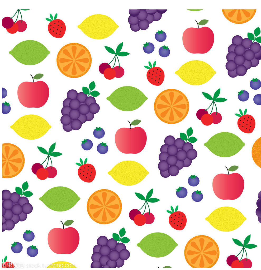 果趣盎然 卡通水果图案中的童真与创意