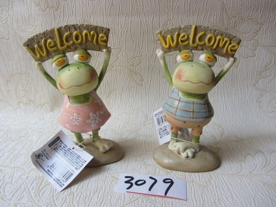 树脂工艺品批发动物(精典宝贝青蛙欢迎套装)3079 - 德化县印艺印刷有限责任公司
